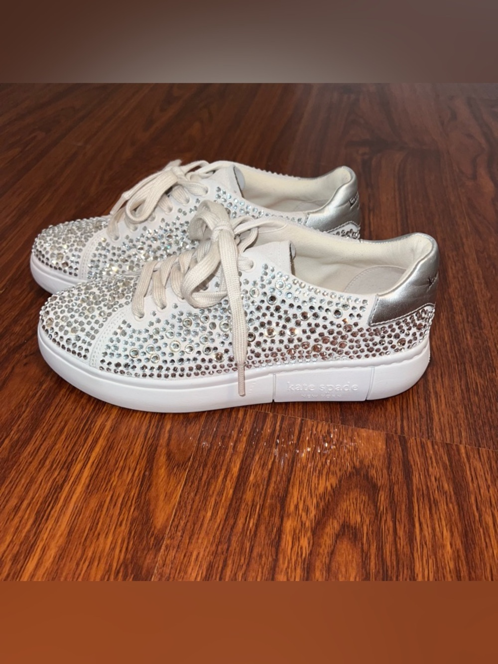 Kate Spade New York Lift Crystal Lace Up Low Top - Picture 4 of 7